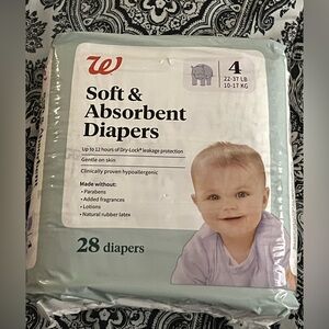 (3) packs of Sz 4 baby diapers & wipes
